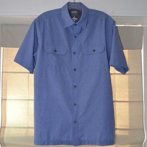 Lightweight Breathable Men's Short-sleeve Button Down Men's Size M